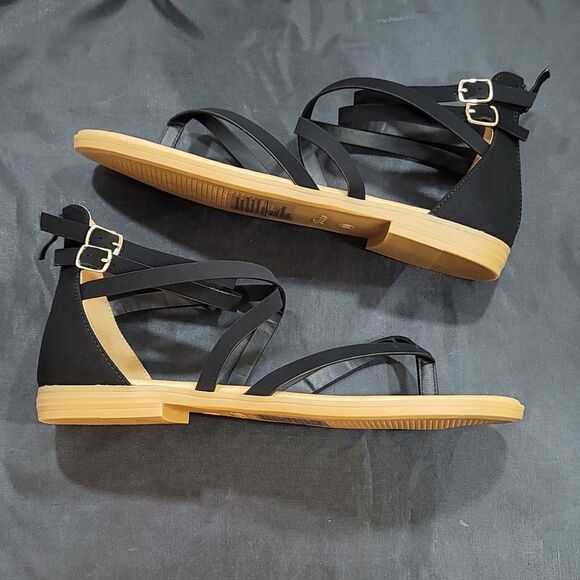 BRAND NEW FOREVER CHEERF-77 SOLID GLADIATOR FLAT BACK ZIPPER S… - Picture 10 of 16